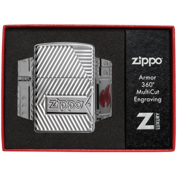 Zippo Lighter 29672 Armor™ Bolts Design 29672