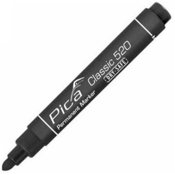 Pica-Marker marķieris, klasisks, apaļš, melns