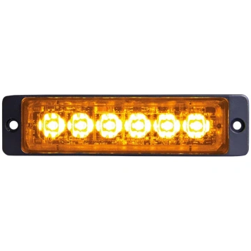 Stroboskops LED Strands 6 LED 18W oranžs ECE R65 K