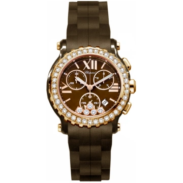 Chopard Happy Sport Round Chronograph Ladies Watch