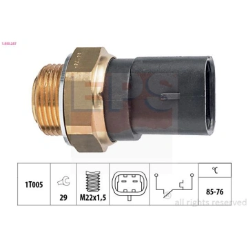 Termoslēdzis, Radiatora ventilators EPS 1.850.287