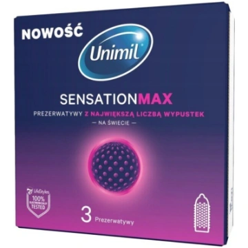 UNIMIL Prezerwatywy Sensation Max 3pak 15671676 (5