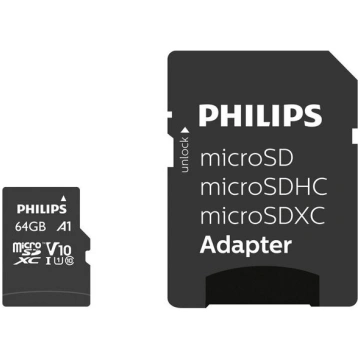 Atmiņas karte telefonam Philips MICROSDXC 64GB CLA
