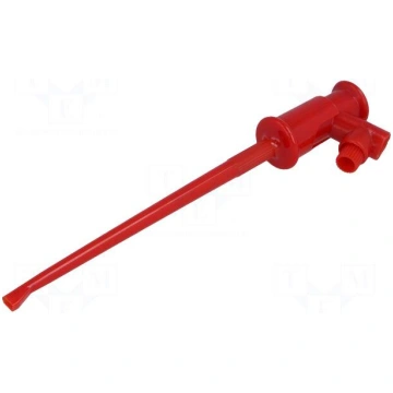 Clip-on probe | hook type | 3A | 60VDC | red | Gri