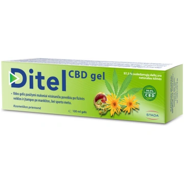 Dzesēšanas gels ar CBD eļļu Ditel CBD, 100ml