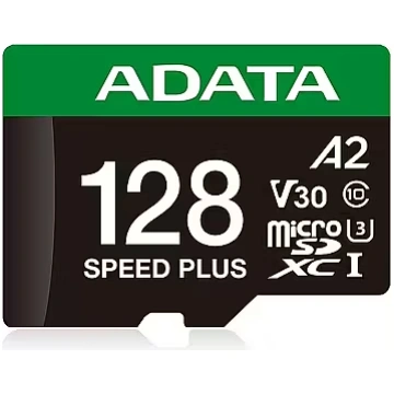 ADATA Speed Plus, microSDXC, 128GB (UD128GUI3V30A2