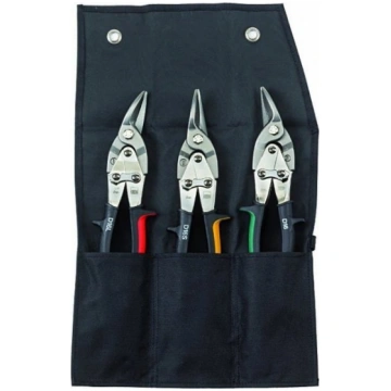 BESSEY Set of aviation snips with snips pouch DSET