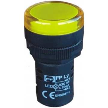LED Spuldze 24V dzeltena M22 AC/DC 24V PF PROMFACT