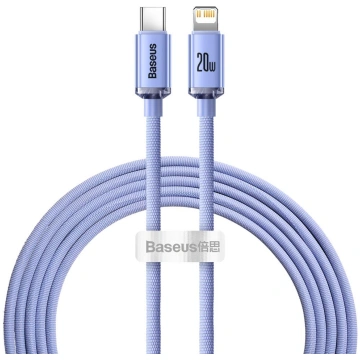 Baseus Crystal cable USB-C to Lightning 20W PD 2m 