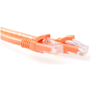 ACT CAT6A UTP 0.5m tīkla kabelis Oranžs 0,5 m