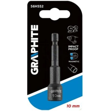 Screwdriver bit | 6-angles socket | 1/4" | HEX 10m
