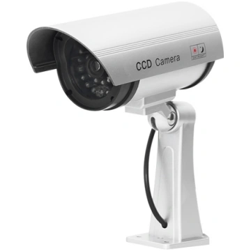 CCD Camera Dummy IR Silver / Black with LED videon