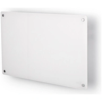 Mill White Type Glass Panel Heater 600 W White (Ne