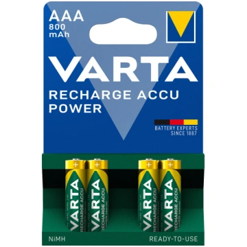 Baterijas lādējamas AAA VARTA Recharge Accu Power 