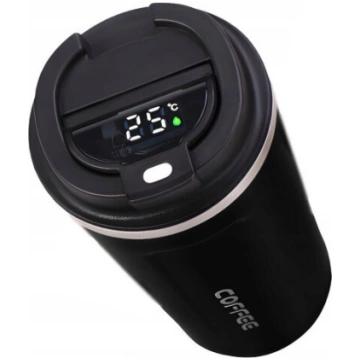 Termoss termoss 510 ml Melns ar LED temperatūras d