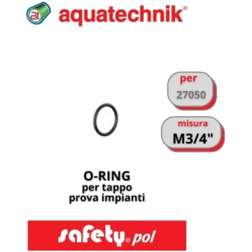 O-RING PER TAPPO PROVA 3/4" (SAFETY) aquatechnik