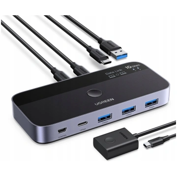 Switch Ugreen Slēdzis Switch Usb-c Usb-a 10gb/s - 