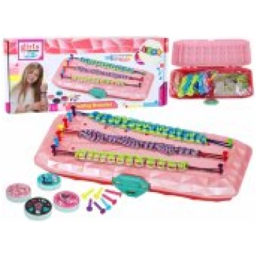 LEAN Toys Bracelet Making Kit Pink Box LEA15771-UN