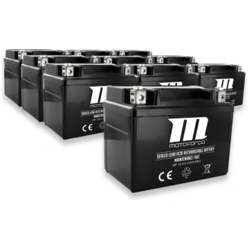 10x akumulators SLA4L-BS / 12V 5Ah +25% SLA bez ap
