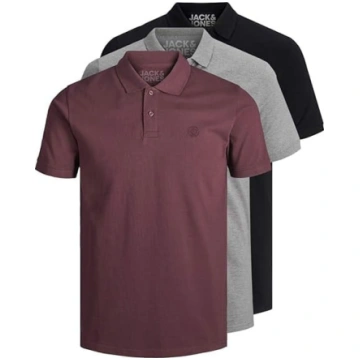Jack & Jones 12171776 3 vīriešu polo kreklu komple