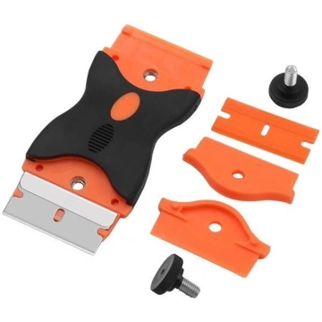 Replacement metal blade for scraper for glass cera