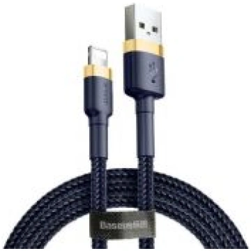 Baseus CABLE LIGHTNING TO USB 2M / GOLD / BLUE CAL