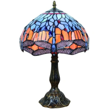Tiffany galda lampas 50 cm E27, 12 collu Vintage B