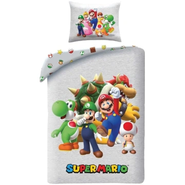 Super Mario gultasveļa 135 x 200 cm + 80 x 80 cm -