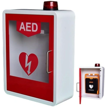 AED defibrilatora skapis, lielisks pirmās palīdzīb