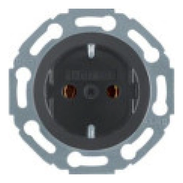 Berker 1930 SCHUKO ligzda melna 474521 [Gniazdo cz