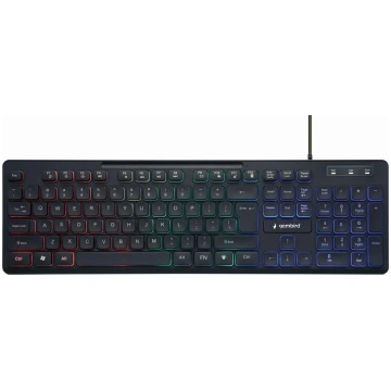 KEYBOARD MULTIMEDIA USB ENG/BLACK KB-UML-02 GEMBIR