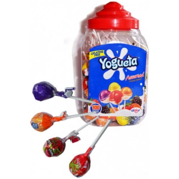 Ledenes pildītas ar košļājamo gumiju Pin Pop Yogue
