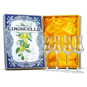 Kristāla limoncello un Digestif glāzes | 4 glāžu k