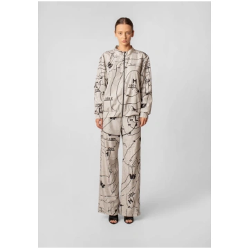 EVE track pants TOPO beige Venera Arapu