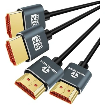 Thsucords Ultra Thin 8K 4K HDMI kabelis 2 m 2 m Pa