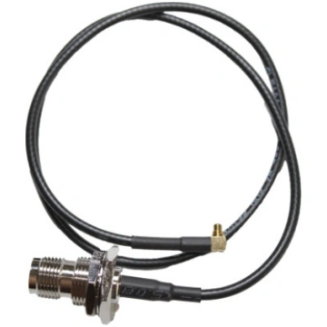 MMCX-right-angle to RP-TNC-female Cable: 18-inch, 