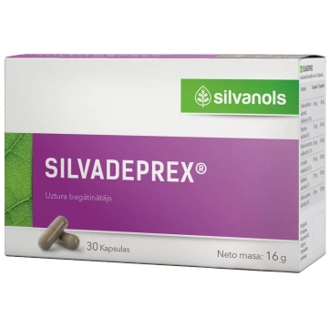 SILVADEPREX kapsulas, 30 gab