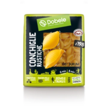 Makaroni Conhiglie Rustiche Nr.198, Dobele, 500g D
