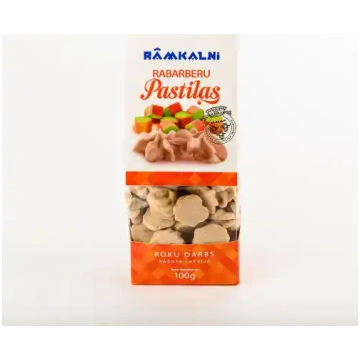Rabarberu pastilas - Dabīgas rabarberu pastilas Rā