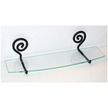 Tiger TWIST, stikla plaukts, melns