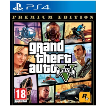 PS4 GTA V 5 Grand Theft Auto Premium Edition