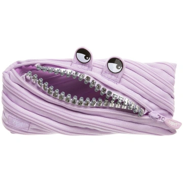Penālis ZIPIT Grillz Monster Pouch, ceriņu krāsa -