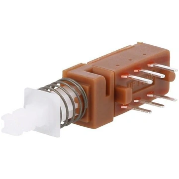 Switch: push-button; Pos: 2; DPDT; 0.5A/100VAC; 2A