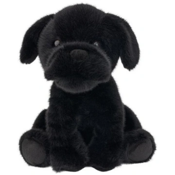 Melna buldoga plīša rotaļlieta 25cm Beppe