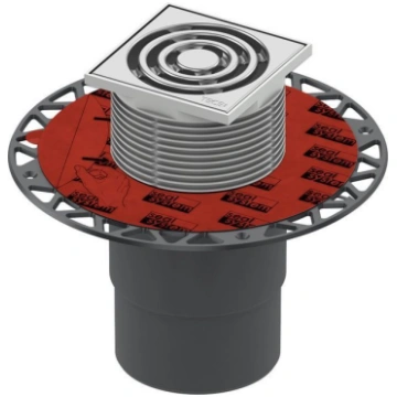 (813943) drainpoint S traps d110mm,vert.,100x100 r