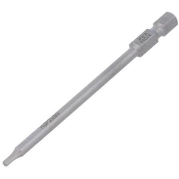 Screwdriver bit; hex key; HEX 2mm; 1/4"; Overall l