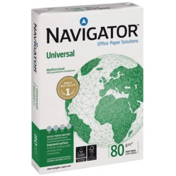Papīrs A4, Navigator Universal, 80g A4 Navigator