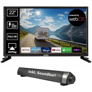 LED22iBT Smart TV 22" ar skaņas joslu, Full HD, Wi