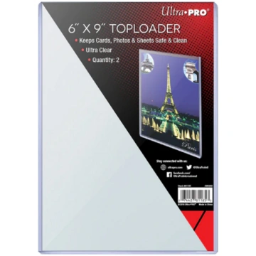 Ultra-Pro Ultra Pro: Toploader 6apos;apos; x 9apos