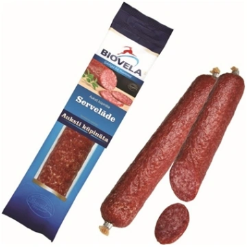 Auksti kūpināta servelāde 230g BIOVELA 450-23165